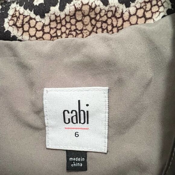 Cabi Double Breasted Python Blazer Size 6 - Picture 13 of 15